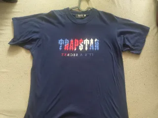 Camiseta Trapstar Azul y Roja