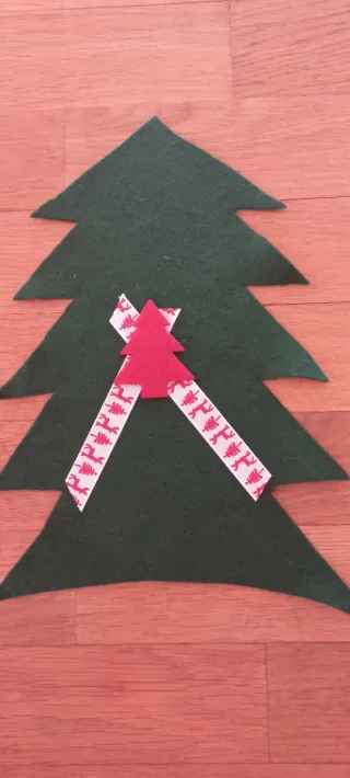 Portacubiertos Navideños de Tela