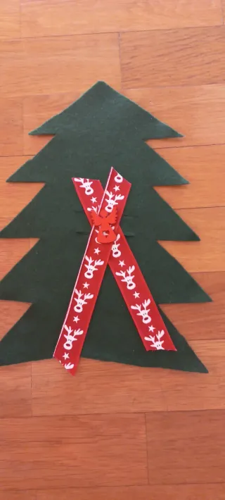 Portacubiertos Navideños de Tela