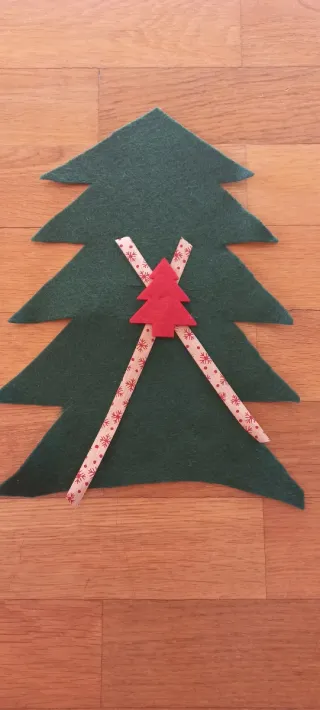 Portacubiertos Navideños de Tela