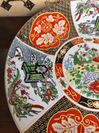 Plato Cerámica Artesanal Decorado