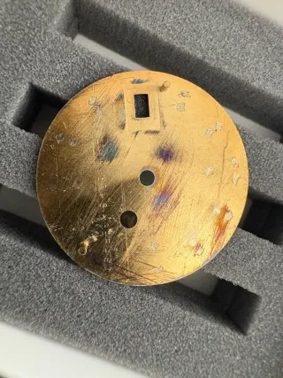 Esfera y Bisel Rolex Submariner Azul Dorado