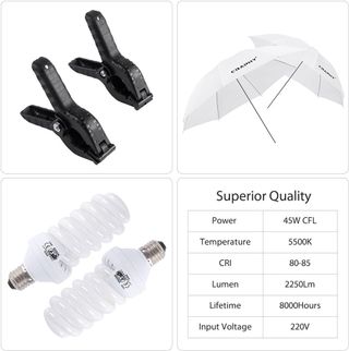 Kit Iluminación Fotografía CRAPHY