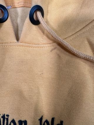 Sudadera Bershka cropped amarilla Talla M