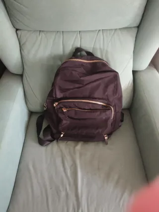 Mochila plegable negra