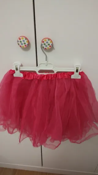 Falda tutú niña rosa