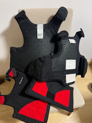 Casco, petos y botas equitación