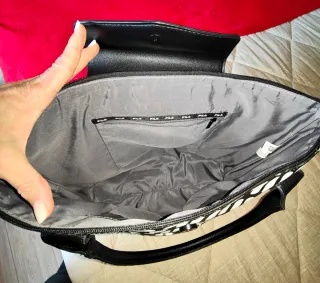 Borsa sportiva Fila nera e bianca