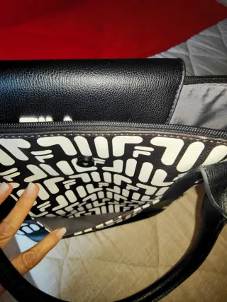 Borsa sportiva Fila nera e bianca