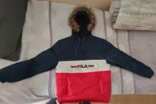 Chaqueta Anorak Fila Azul y Roja