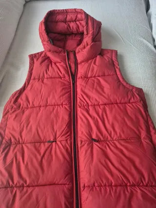 Chaleco Ecoalf Mujer Rojo