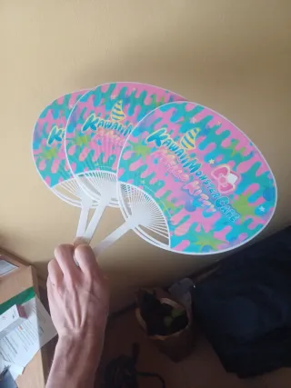 Abanico Kawaii Hello Kitty