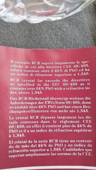 Bonbonnière RCR Cristallo Royal Crystal Rock