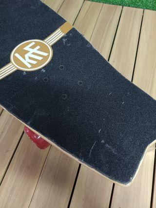 Monopatín Des krf skateboard surf skate - ready to ride - red 78,74x26