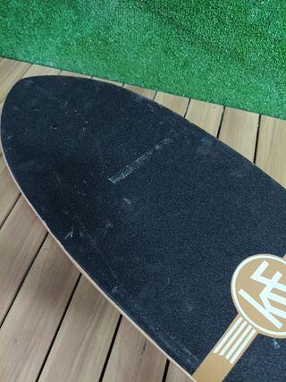 Monopatín Des krf skateboard surf skate - ready to ride - red 78,74x26