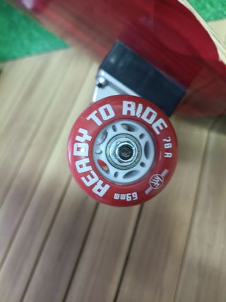 Monopatín Des krf skateboard surf skate - ready to ride - red 78,74x26