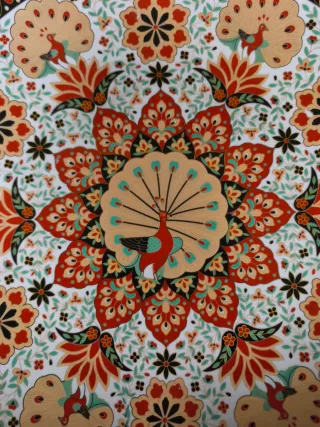 Plato decorativo porcelana antiguo