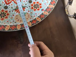 Plato decorativo porcelana antiguo