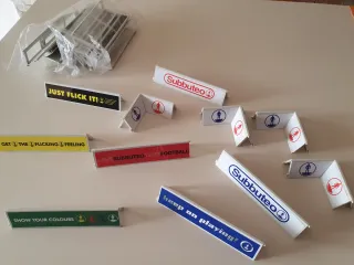 Tabelloni pubblicitari Subbuteo
