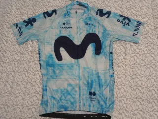 Maillot y culotte logo Movistar