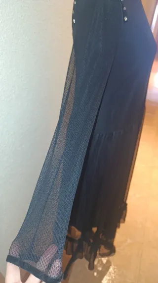 Vestido Zara fiesta negro