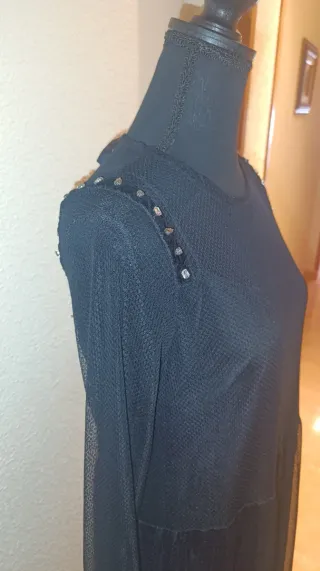 Vestido Zara fiesta negro