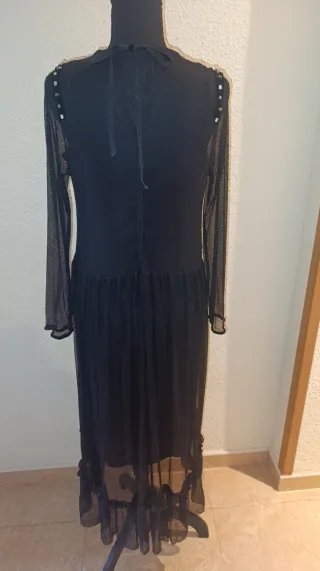 Vestido Zara fiesta negro