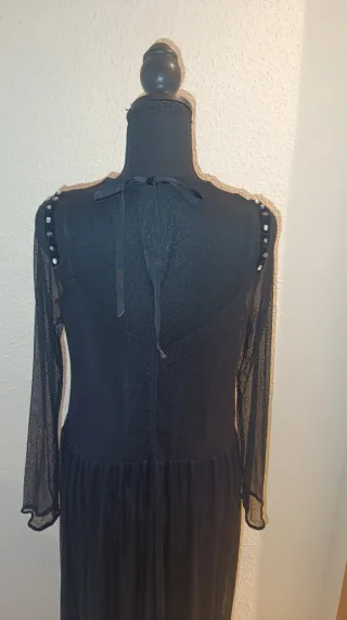 Vestido Zara fiesta negro
