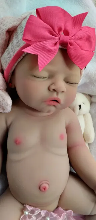 Bebé Reborn Silicona Completa 44cm y 2.500gm