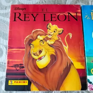 4 Álbumes de Cromos Disney y Pokémon de los 90.