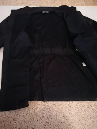 Giacca uomo nera impermeabile taglia XL