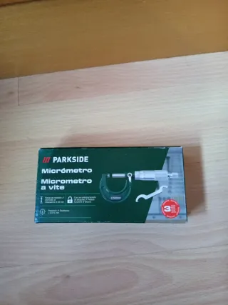 Micrómetro PARKSIDE 0-25 mm A estrenar