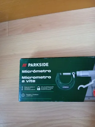 Micrómetro PARKSIDE 0-25 mm A estrenar