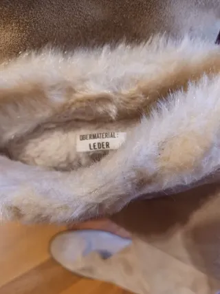 Stivali alti donna beige