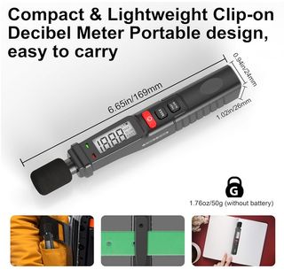 Sonometro Decibelometro Medidor de Sonido Digital