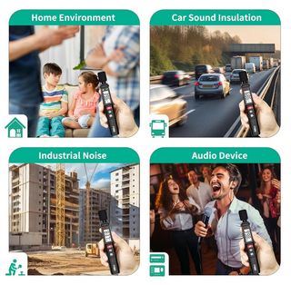 Sonometro Decibelometro Medidor de Sonido Digital