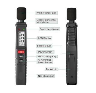 Sonometro Decibelometro Medidor de Sonido Digital