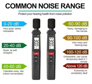 Sonometro Decibelometro Medidor de Sonido Digital