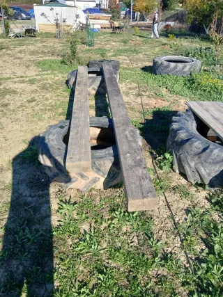 Vigas de madera 10x20 4,45 y 3,80