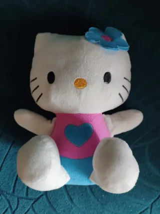 Peluche Hello Kitty Azul y Rosa
