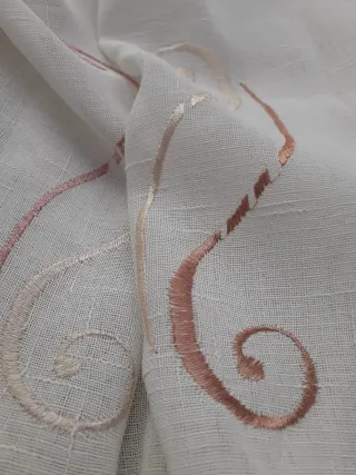 4 cortinas de gasa con ojales