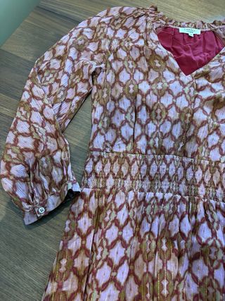 Vestido largo Caroll estampado talla 36