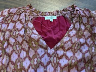 Vestido largo Caroll estampado talla 36