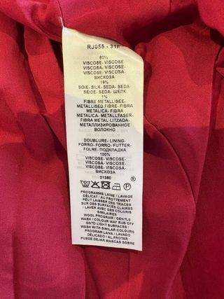 Vestido largo Caroll estampado talla 36