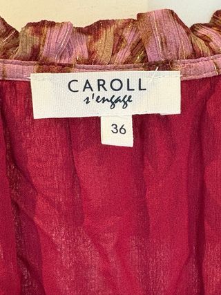 Vestido largo Caroll estampado talla 36