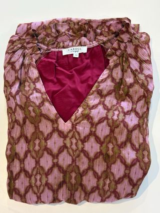 Vestido largo Caroll estampado talla 36