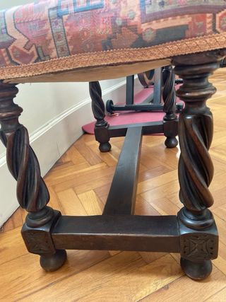 Banqueta antigua diseño bonito