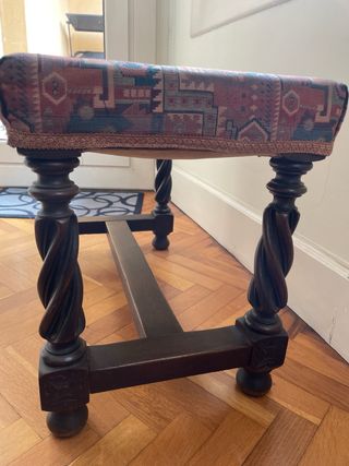 Banqueta antigua diseño bonito