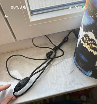 Lampada con farfalle