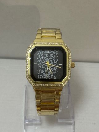 Reloj inspiración Tous Dorado